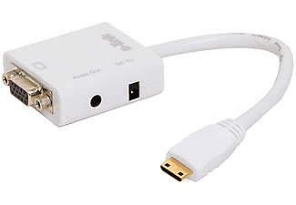 S-LINK SL-MHVS15 Mini HDMI to VGA+Audio Çevirici_5