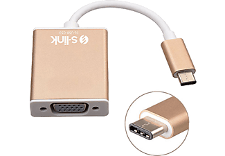 S-LINK SL-USB-C53 Type-C to VGA Kablo