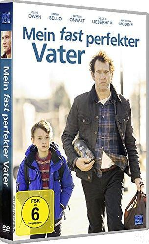DVD-Cover eines Mannes und eines Jungen, deutscher Text und gelbe Bewertung vorne.