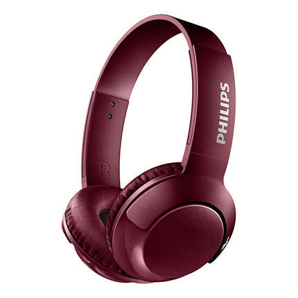 PHILIPS SHB3075  Mikrofonlu Kulak Üstü Kulaklık Kırmızı