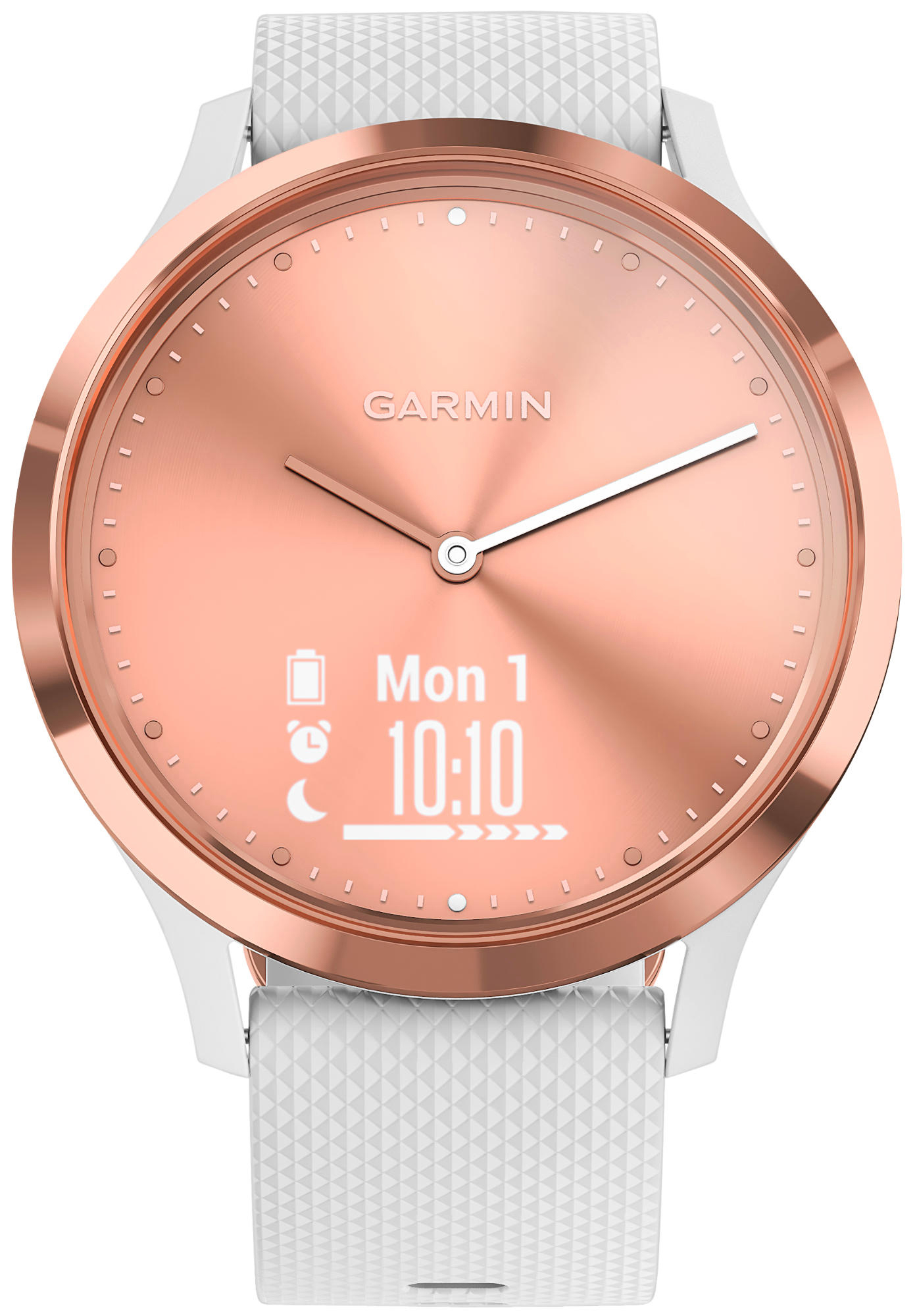GARMIN vívomove HR Sport, Fitness Tracker, S/M, Roségold/Weiß