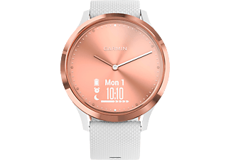 GARMIN GARMIN vívomove™ HR - Smartwatch analogico - Display 0.38" x 0.76" - Oro rosa/Bianco - Fitness tracker (Oro rosa/bianco)