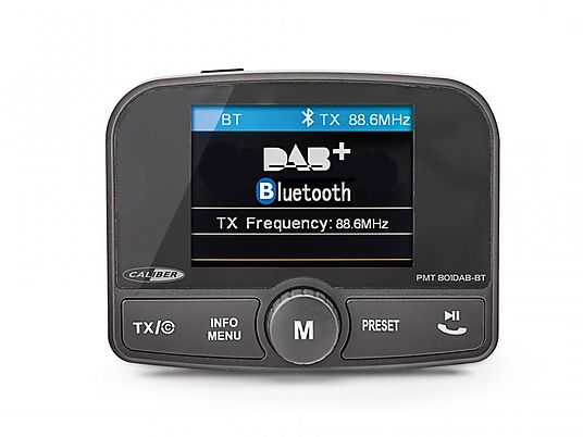 CALIBER DAB+/FM Transmitter mit Bluetooth und Freisprecheinrichtung