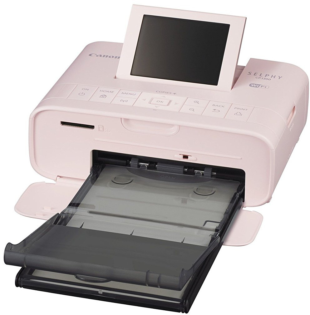CANON Fotoprinter Selphy CP1300 Roze (2236C002AA) Fotoprinter