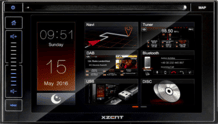 Moniceiver XZENT X402 Doppel DIN 6.2 Zoll, DAB+, DVD
