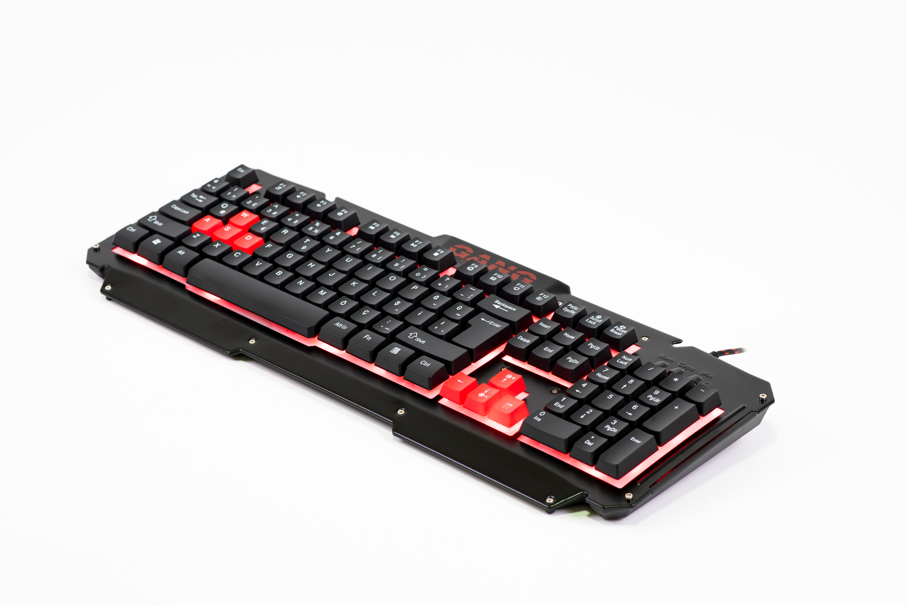 GANG GK04 Metal Kasa Türkçe Q Oyuncu Klavye