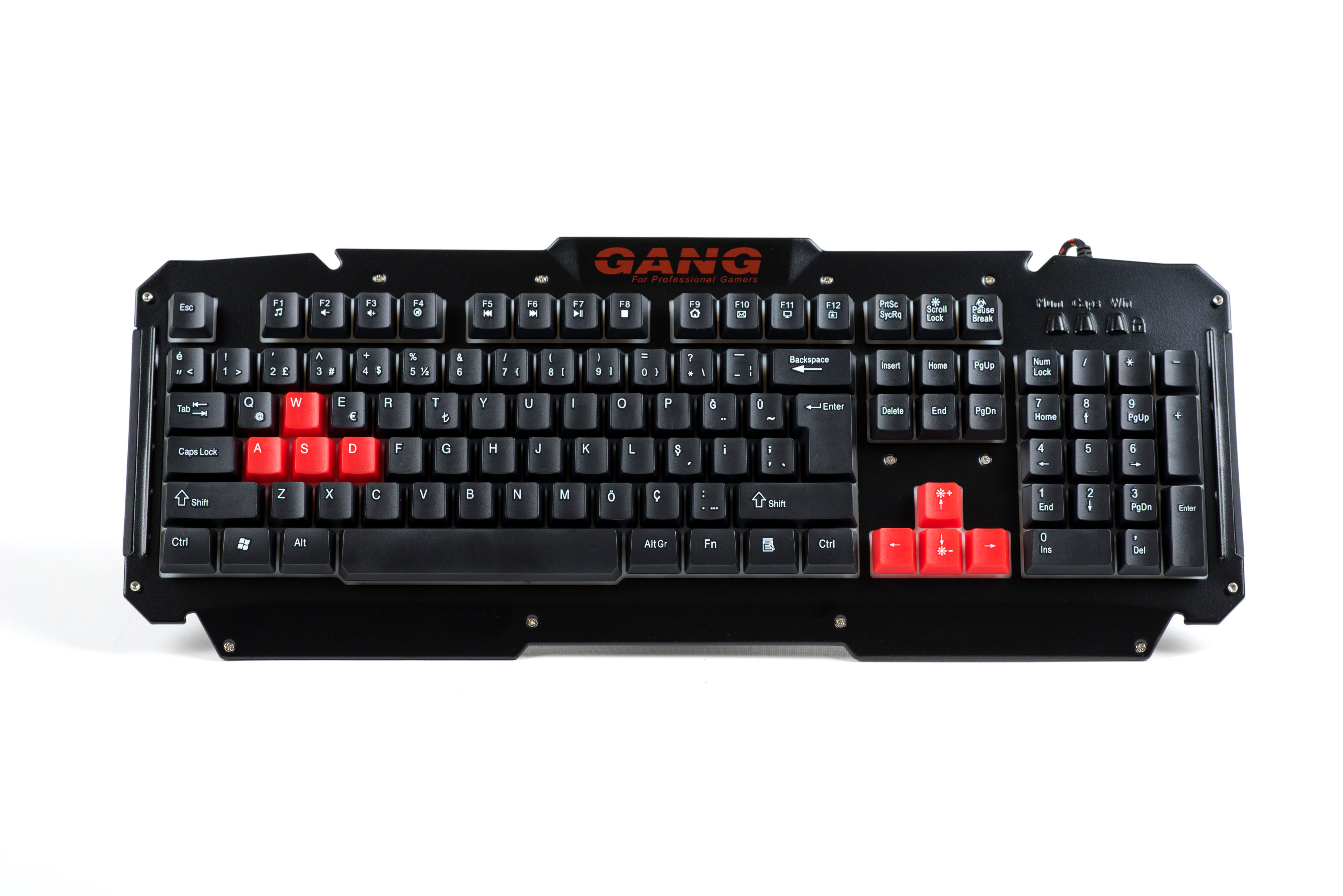 GANG GK04 Metal Kasa Türkçe Q Oyuncu Klavye