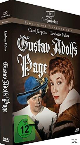 DVD-Hülle von Gustav Adolfs Page mit zwei Personen auf der Vorderseite. Schwarzes Gehäuse.