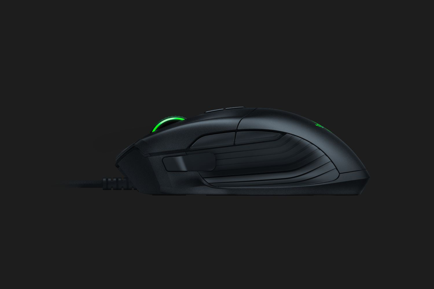 RAZER Basilisk Gaming Maus, Schwarz/Grün