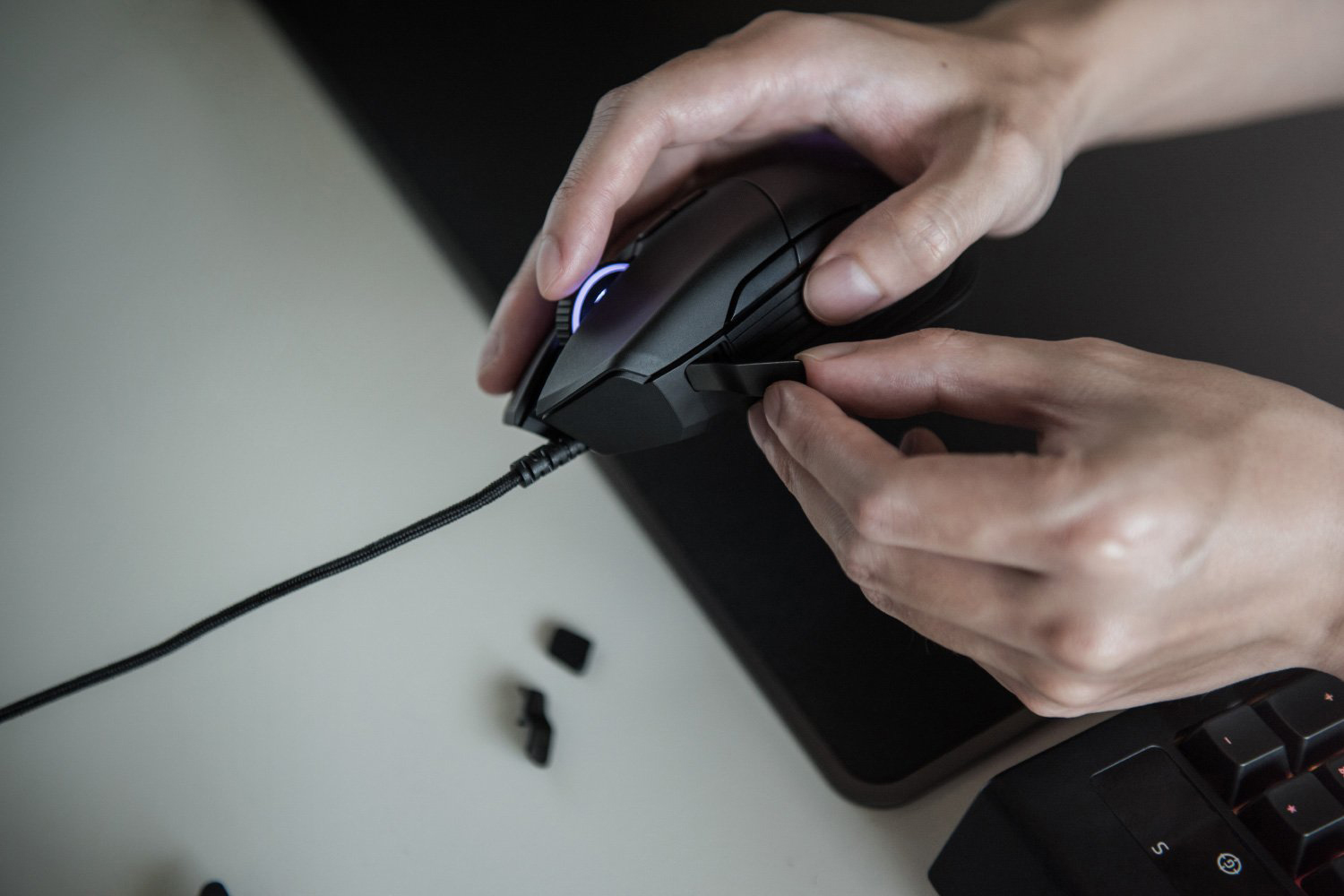 RAZER Basilisk Gaming Maus, Schwarz/Grün