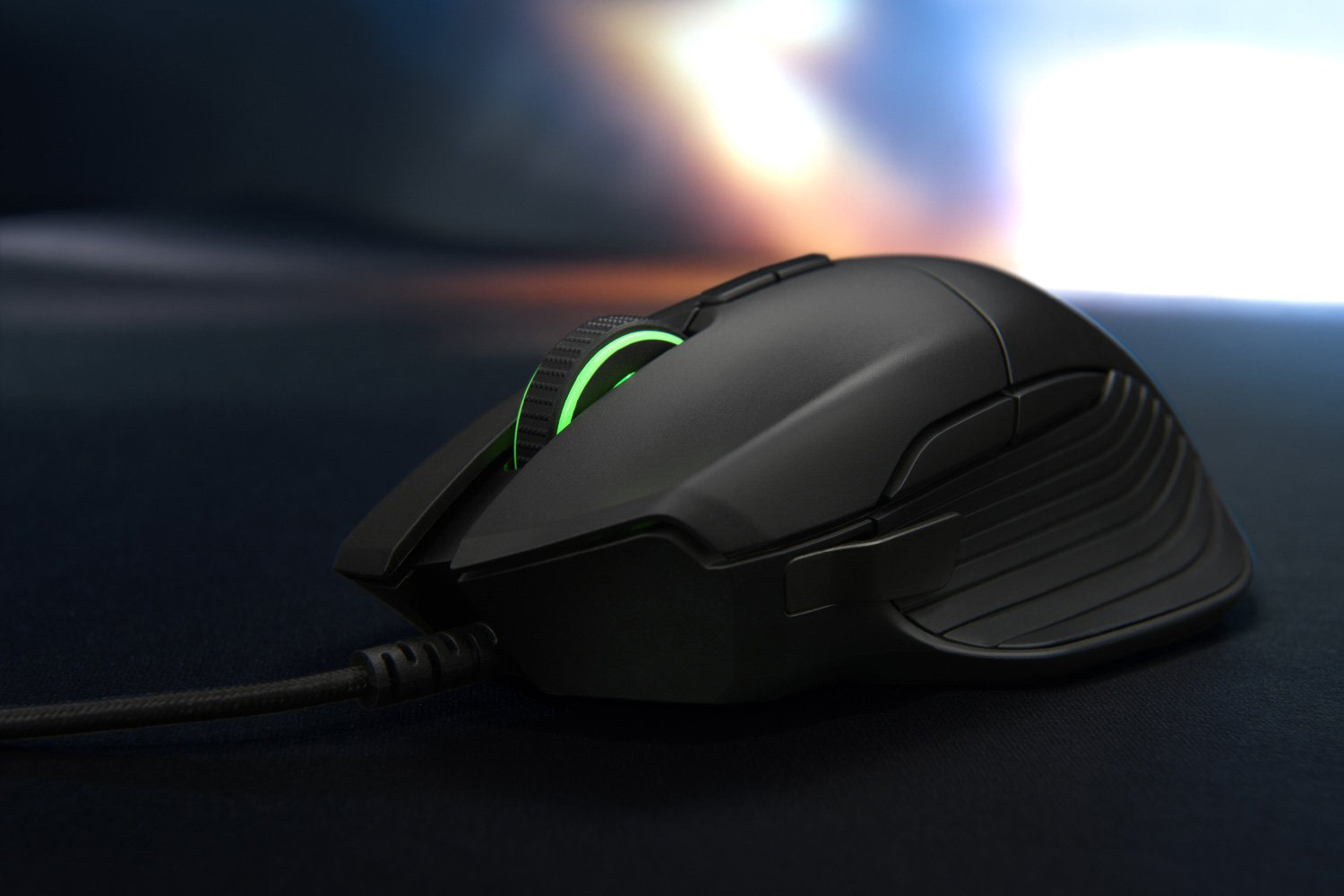 RAZER Basilisk Gaming Maus, Schwarz/Grün