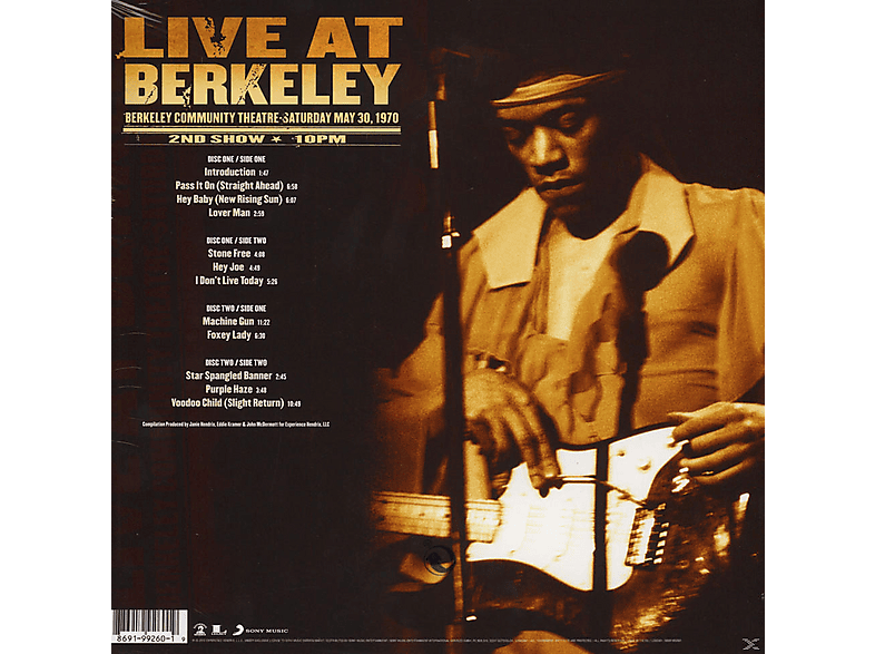 Thumbnail - The Jimi Hendrix Experience - Live At Berkeley (Vinyl)