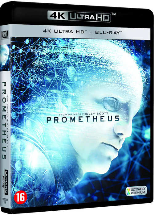4K Ultra HD Blu-ray disc van de film Prometheus.