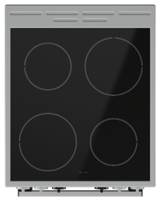 GORENJE EC 5341 SG kerámialapos tűzhely, HomaMade plus sütőkamra forma, AquaClean tisztítás, BigSpace 70 l sütőtér