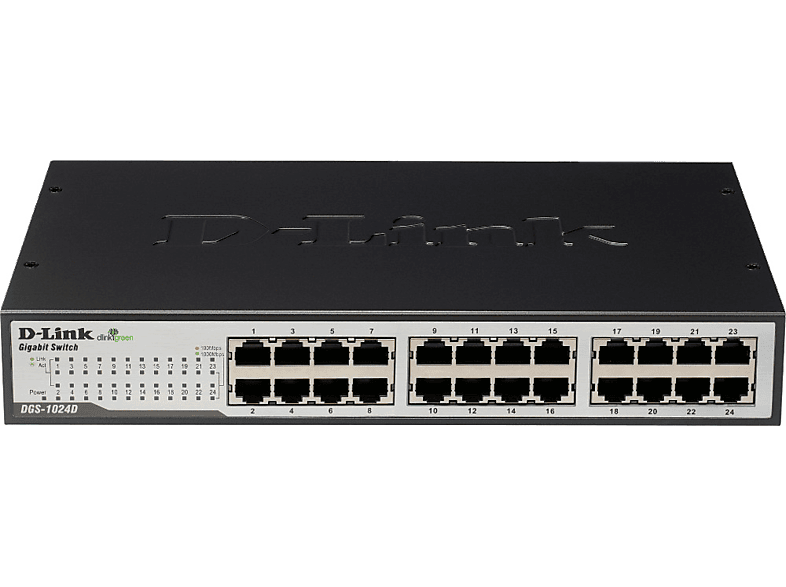 D-LINK Switch Gigabit 24 ports (DGS-1024D/E)