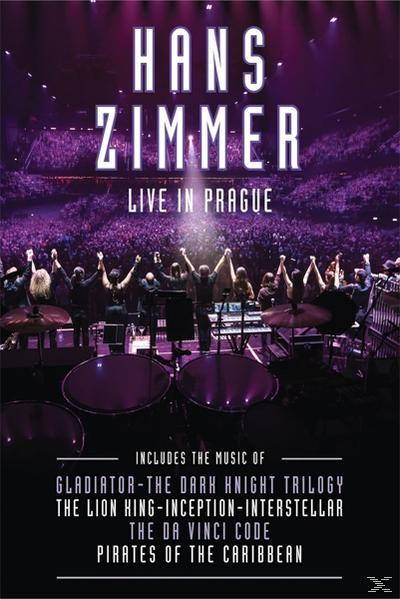 Konzertplakat von Hans Zimmer, live in Prag.