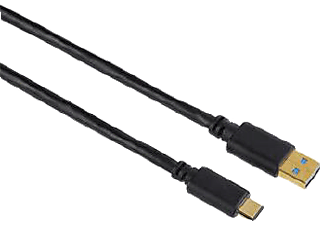 HAMA USB-C Fiş USB 3.1 A Fiş Altın Uçlu 1.80 m