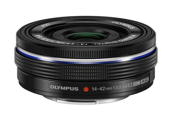 OLYMPUS OM-D E-M10 Mark III fekete + EZ-M14-42 mm Pancake fekete + EZ-M40-150 mm R fekete Kit