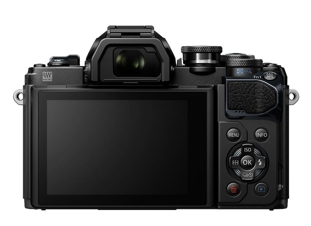 OLYMPUS OM-D E-M10 Mark III fekete + EZ-M14-42 mm Pancake fekete + EZ-M40-150 mm R fekete Kit