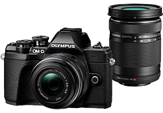 OLYMPUS OM-D E-M10 Mark III fekete + EZ-M1442 II R fekete + EZ-M4015 R fekete Kit