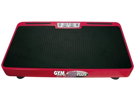 BEST DIRECT Gymform VIBROMAX Plus - Vibrationsplatte (Rot)