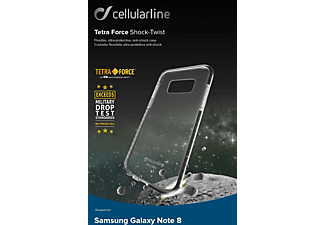 CELLULAR LINE Tetra Force Shock-Twist, Backcover, Samsung, Galaxy Note8, Transparent