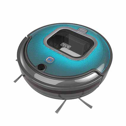 BLACK+DECKER RVA 425 B Smart Tech LED Saugroboter