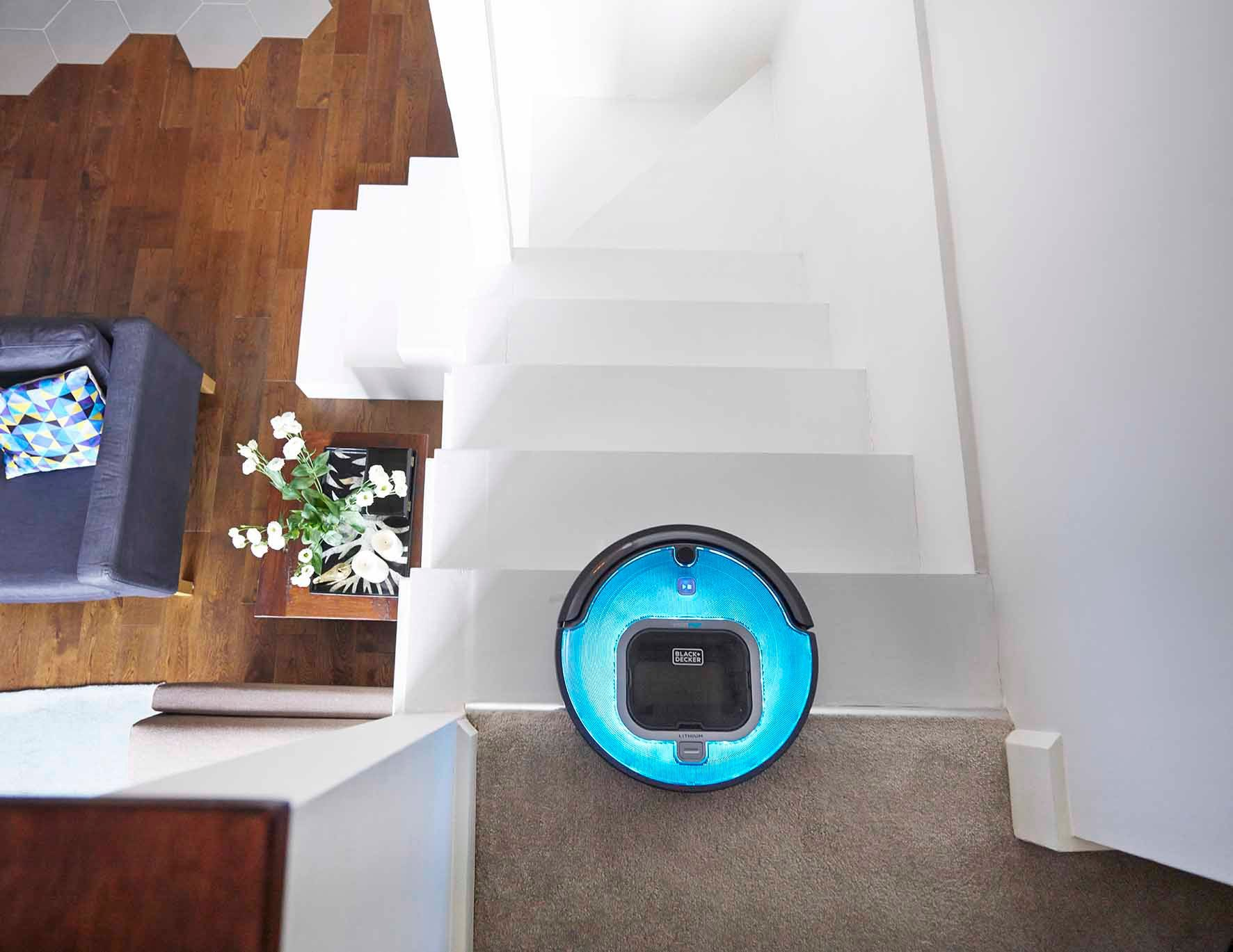 BLACK+DECKER RVA 425 B Smart Tech LED Saugroboter