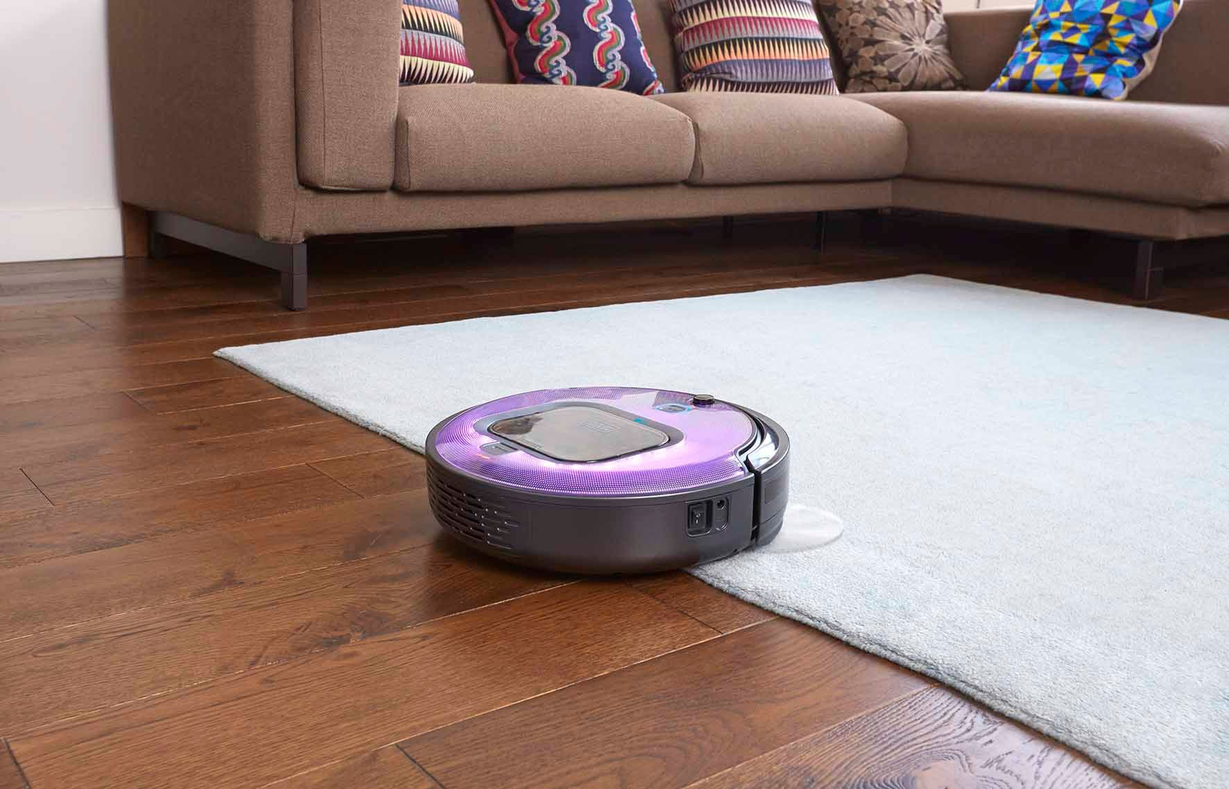BLACK+DECKER RVA 425 B Smart Tech LED Saugroboter