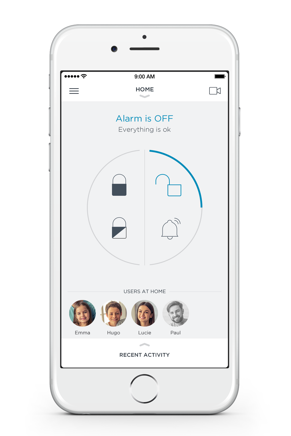 SOMFY One All-In-One Alarmsysteem Zwart