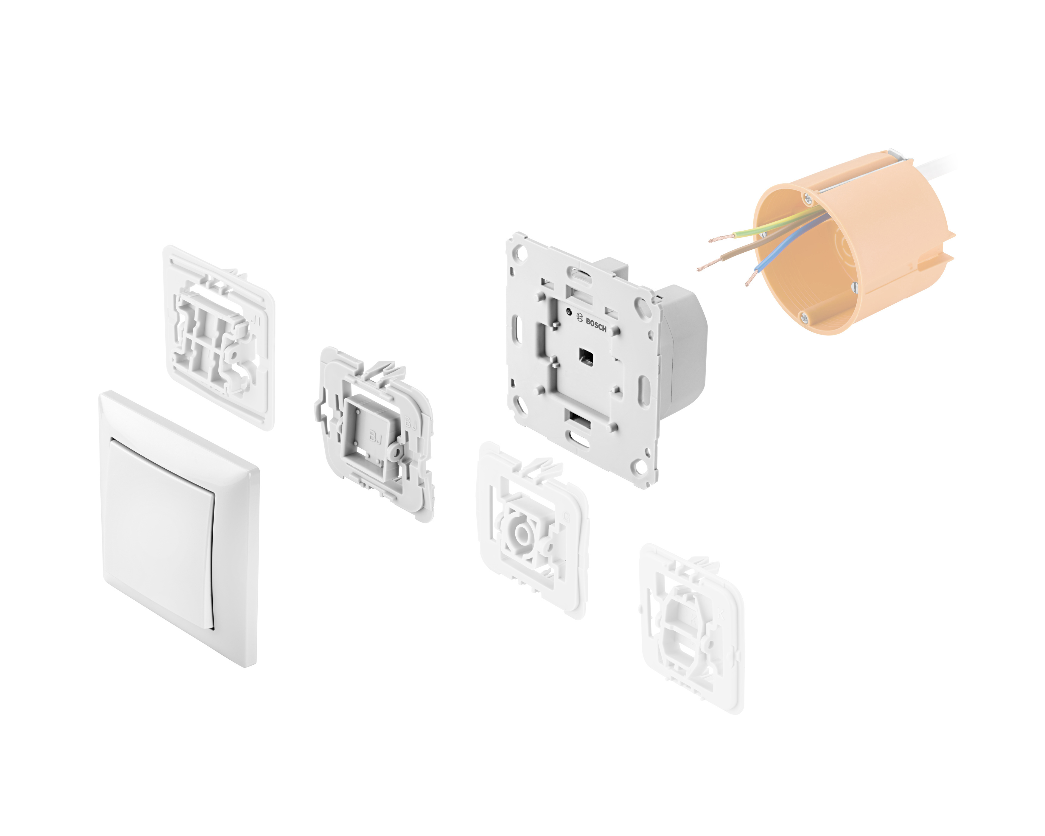 BOSCH Smart Home Unterputz Rollladensteuerung, Weiß
