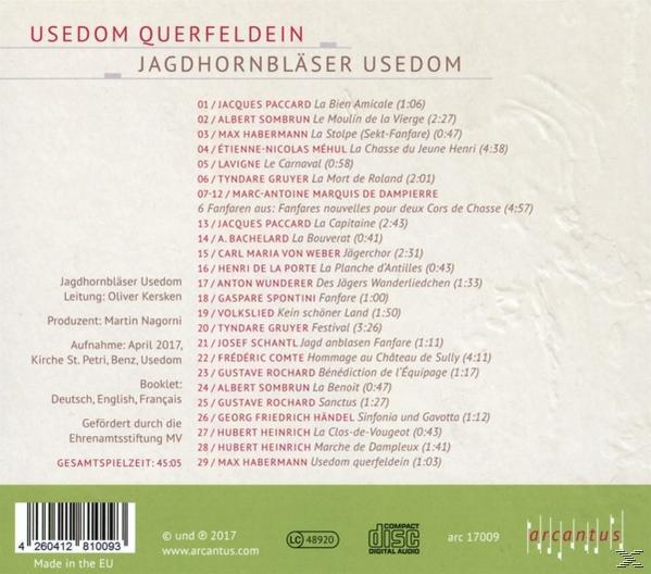 Oliver/jagdhornbläser Usedom Kersken - Usedom querfeldein  - (CD)