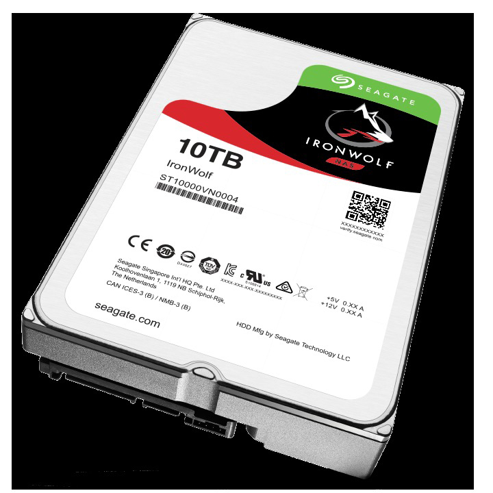 SEAGATE Ironwolf BULK Festplatte, 10 TB HDD, 3,5 Zoll, intern