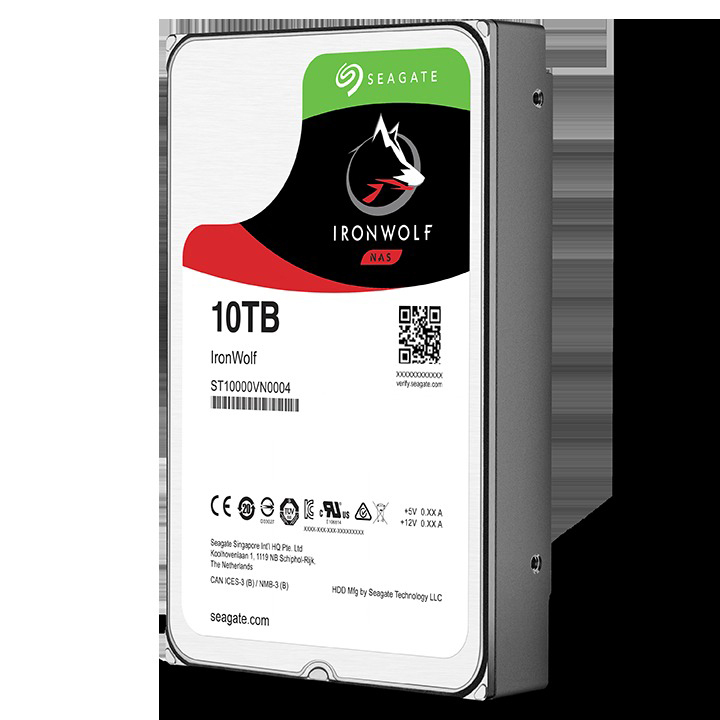SEAGATE Ironwolf BULK Festplatte, 10 TB HDD, 3,5 Zoll, intern