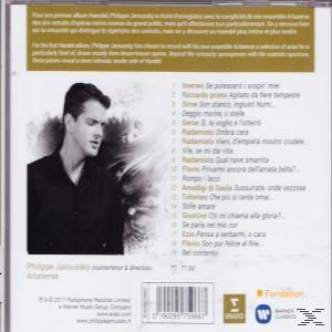 Ein CD-Cover mit Text und einem Foto eines Mannes.