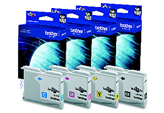 BROTHER LC970VALBP MULTI PACK CMYBK - Tintenpatrone (Schwarz, gelb, cyan, magenta)