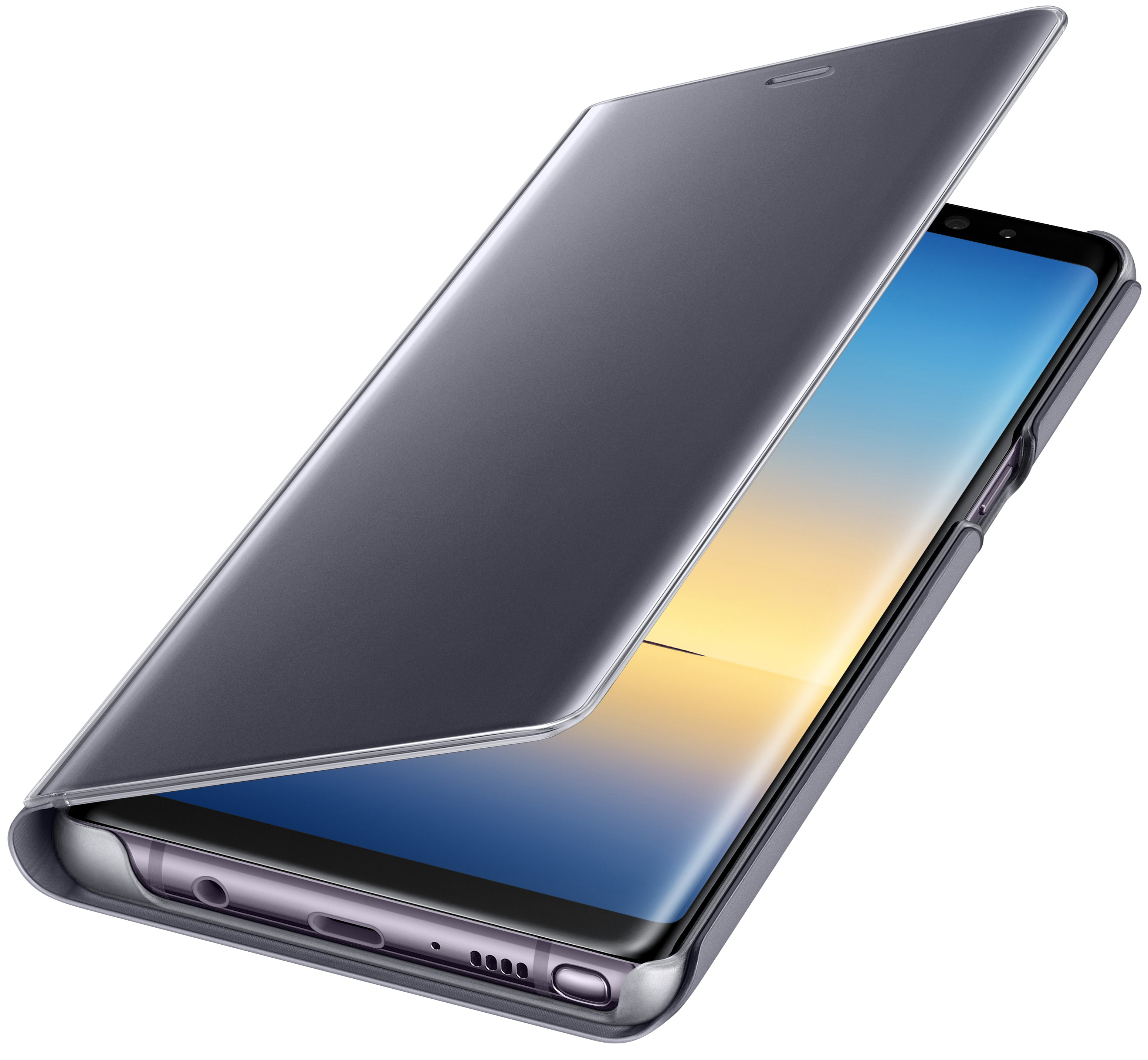 SAMSUNG Clear View Standing Cover EF-ZN950, Bookcover, Samsung, Galaxy Note8, Blaugrau