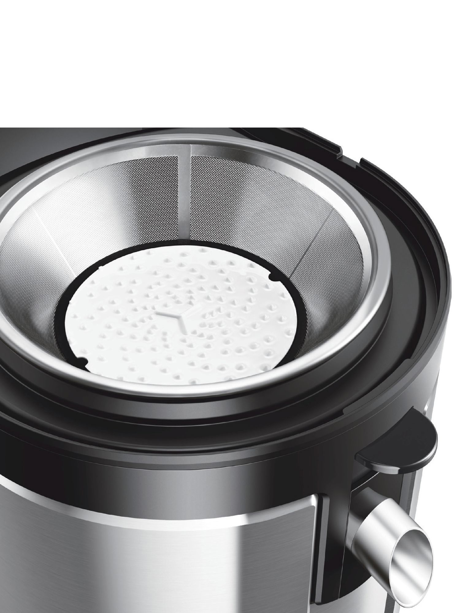 BOSCH MES4010 VitaJuice 4 Entsafter 1200 Watt, Silber/Schwarz
