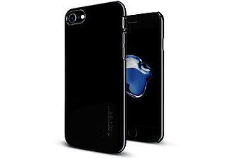 SPIGEN iPhone 7 Case Spigen Thin Fit Ultra İnce Jet Black