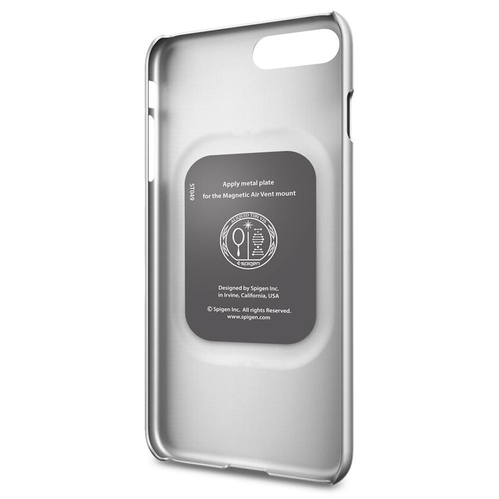 SPIGEN iPhone 7 Plus Case Spigen Thin Fit Ultra İnce Satin Silver