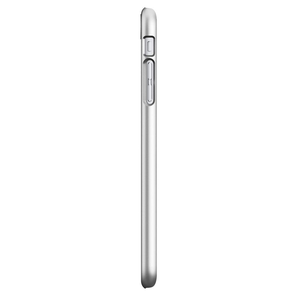 SPIGEN iPhone 7 Plus Case Spigen Thin Fit Ultra İnce Satin Silver