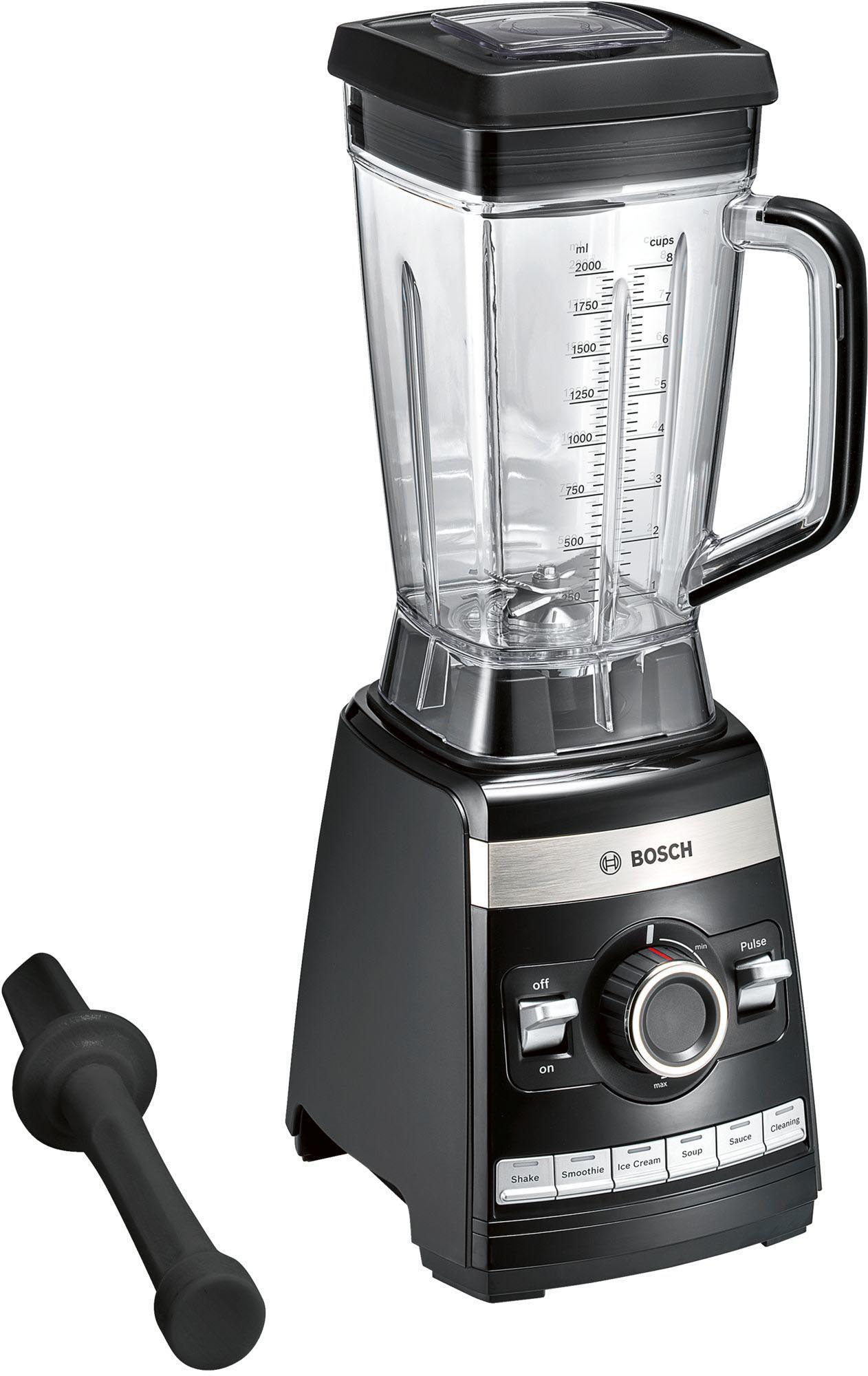 MMBH6P6BDE 2 Schwarz l) BOSCH Hochleistungsmixer (1600 Watt, VitaBoost