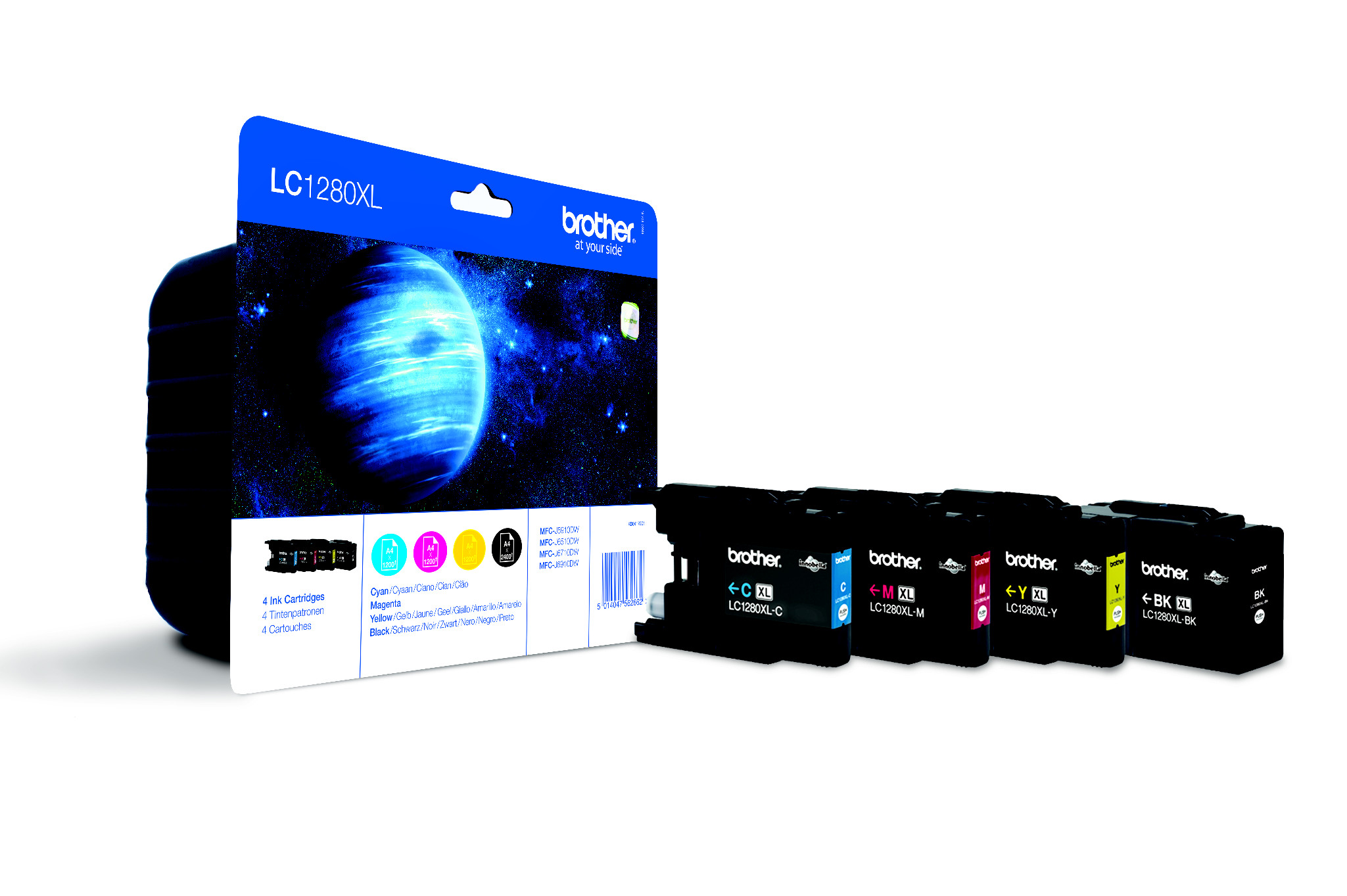 BROTHER LC1280XL Value Pack - Cartouche d'encre (multicolore)
