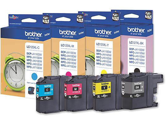 BROTHER LC-127XL Value Pack - Cartouche d'encre (multicolore)