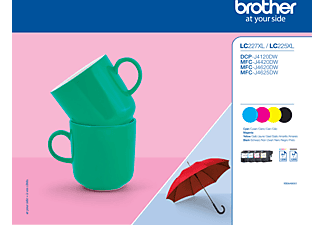 BROTHER LC227XLVALBP - Tintenpatrone (Schwarz, cyan, magenta, gelb)