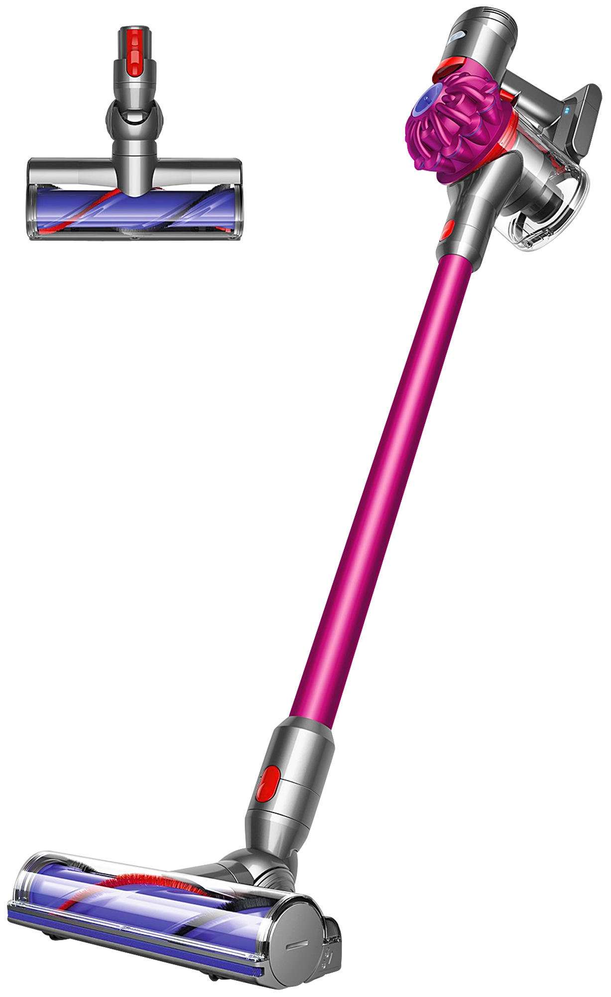 Aspirador escoba - Dyson V7 Motorhead, 100 W, 0.54 L, Ciclónico, Motor Dyson V7, Autonomía 30
