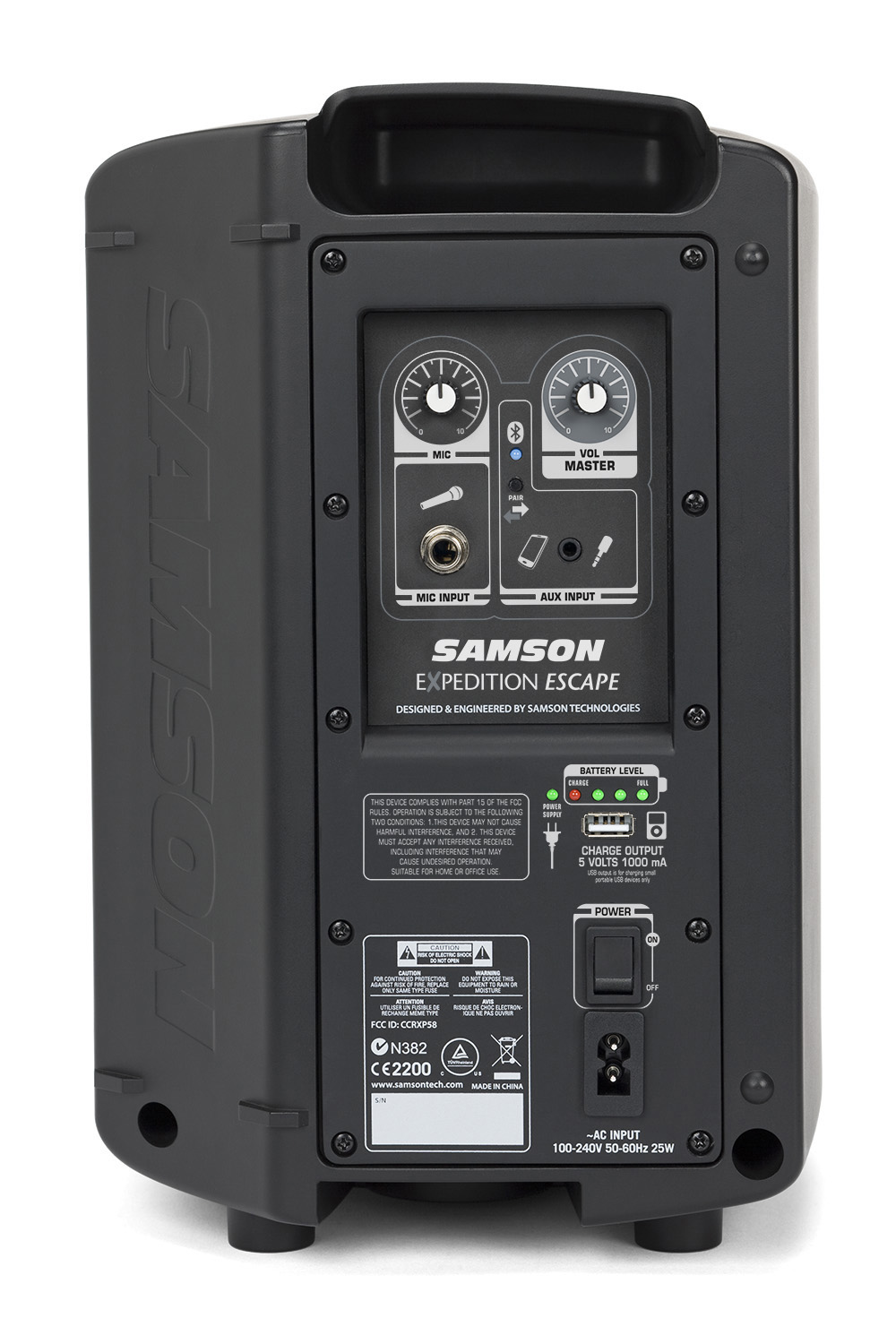 SAMSON Expedition Escape Bluetooth Lautsprecher, Schwarz