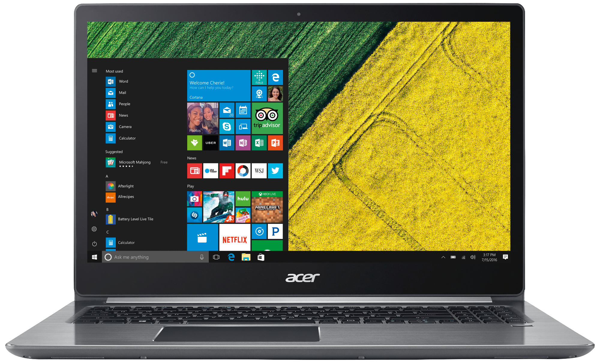 ACER Swift 3 (SF315-41-R4W1) - 15,6 Zoll - AMD Ryzen™ 5 2500U - 8 GB - 256 GB - AMD Radeon™ RX Vega 8 - Windows 10 Home (64 Bit)