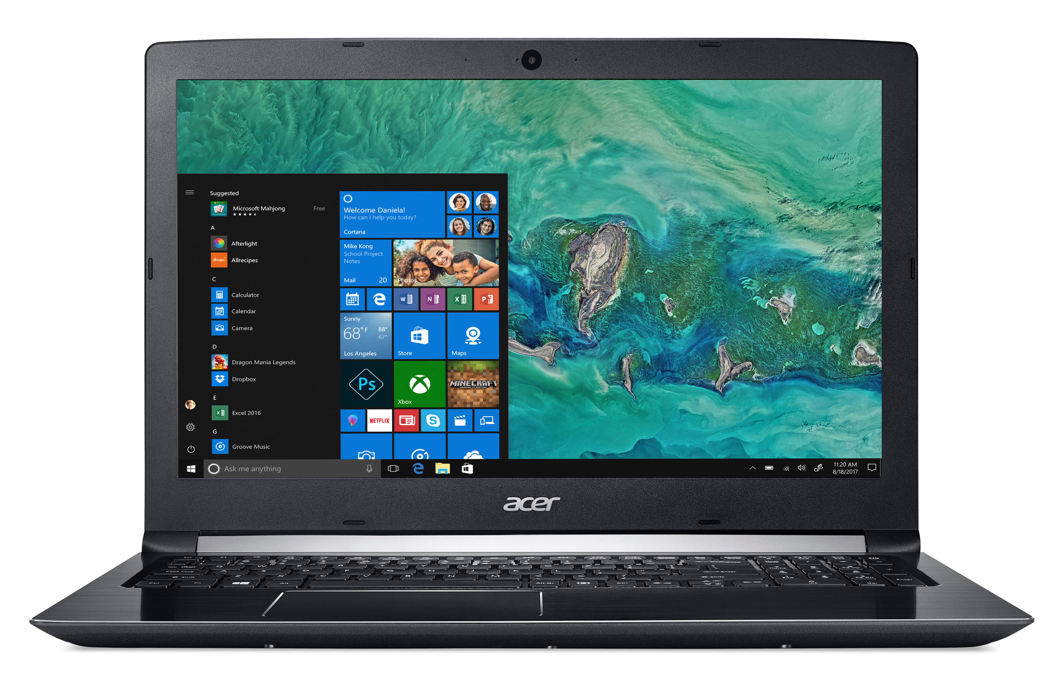 ACER Aspire 5 (A515-51G-86VG) - 15,6 Zoll - Intel® Core™ i7 i7-8550U - 8 GB - 256 GB - Windows 10 Home (64 Bit)
