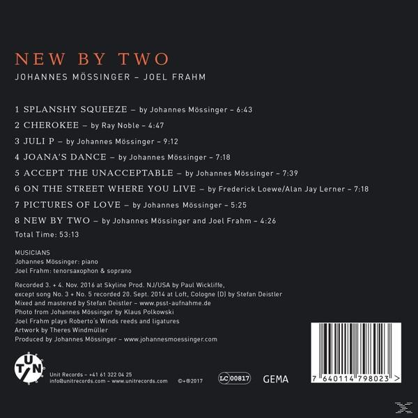 Johannes Mössinger, Joel Frahm - New By Two  - (CD)